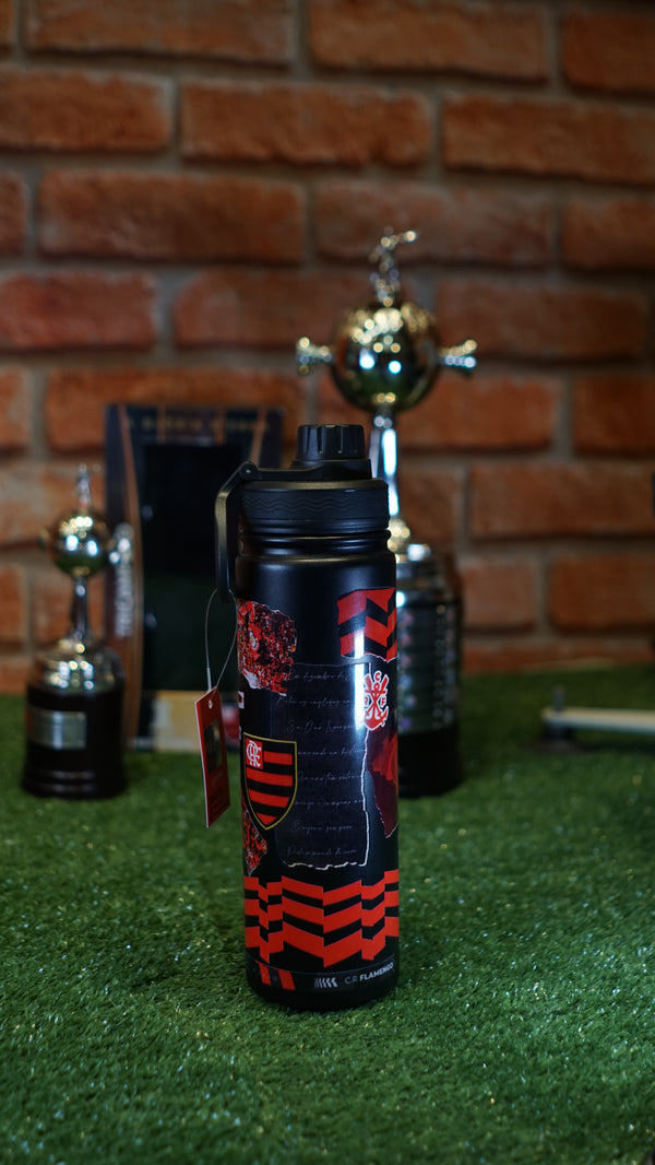 Garrafa Flamengo Jornais